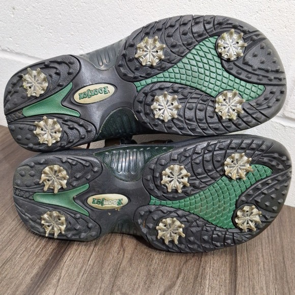 FootJoy Men's Brown Leather Spiked Golf Sandals Shoes 45625 Size 9 M Breathable - Picture 7 of 12